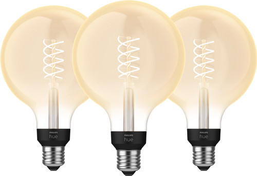 Philips Hue Filament Light White Globe XL E27 - 2023 - 3-pack Main Image