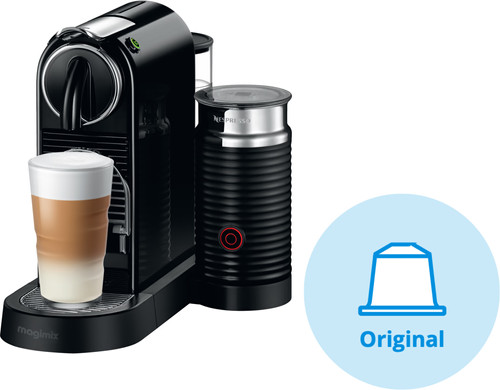 Nespresso magimix with outlet milk frother