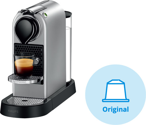 Krups Nespresso Citiz XN741B Silver - Coolblue - Before 23:59, delivered  tomorrow