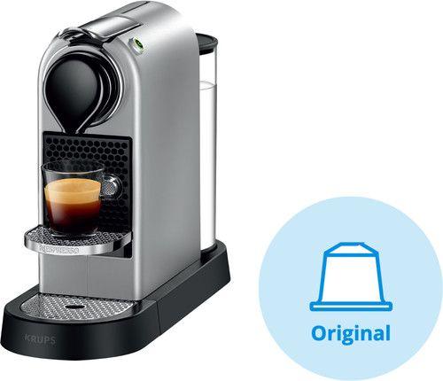 Krups Nespresso Citiz XN741B Zilver - Coolblue Voor 23.59u, morgen in huis