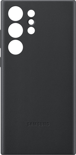 Samsung Galaxy S23 Ultra Back Cover Leer Zwart Main Image