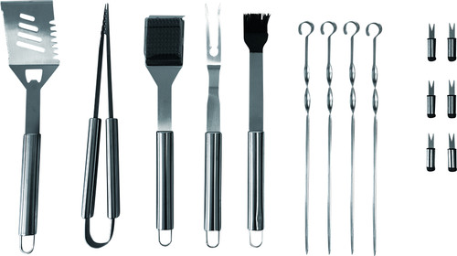 Azzurro BBQ Tool Set 15-piece incl. Case Main Image