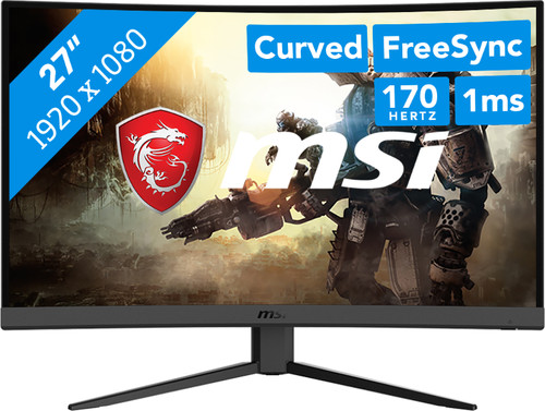 Monitor MSI led 27 ( OPTIX G27C4 ) gaming, 2 hdmi - dp, 1MS