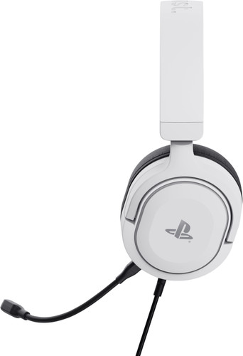 White ps4 store headset with mic