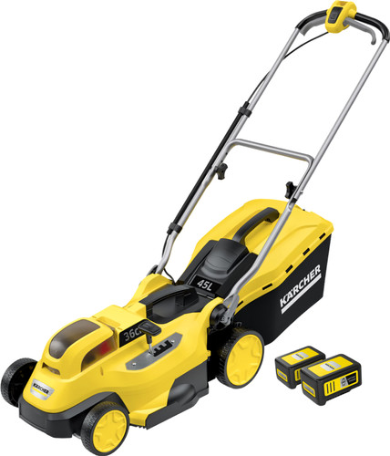 - DE BESTE KARCHER LMO 18-36 BATTERIJSET INCLUSIEF 5,0 AH ACCU (2X)