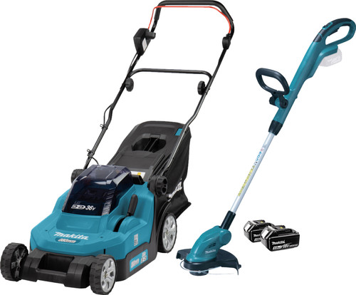 Makita DLM382CM2 + Makita DUR181Z incl. 4.0Ah Battery (2x) Main Image