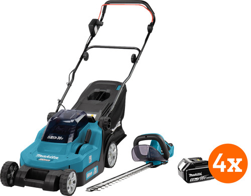 - DE BESTE MAKITA DLM382CM2 + MAKITA DUH523Z INCL. 4,0 AH ACCU (2X) + 5,0 AH ACCU (2X) - REVIEW