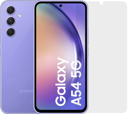 Samsung Galaxy A54 128GB Purple 5G + BlueBuilt Screen Protector Main Image