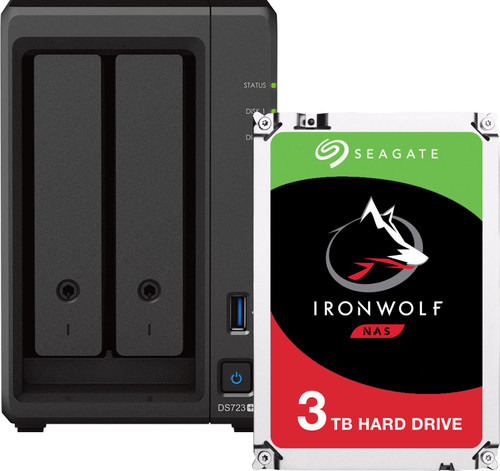 Synology DS723+ + Seagate IronWolf 3TB Main Image