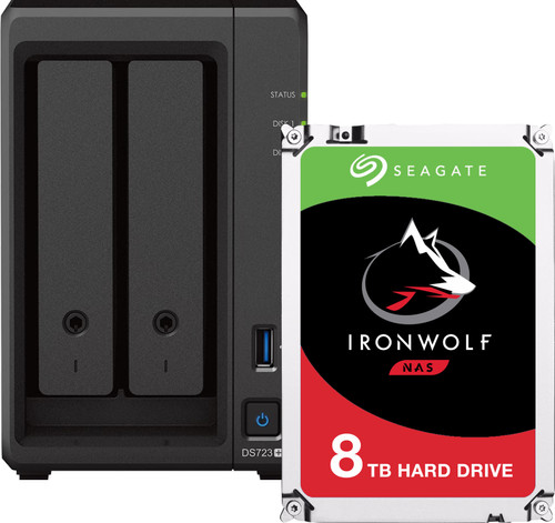 Synology DS723+ + Seagate Ironwolf 8TB Main Image