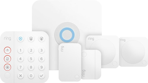 DE BESTE RING ALARMSYSTEEM MET 1 MAGNEETCONTACT EN 2 BEWEGINGSSENSOREN