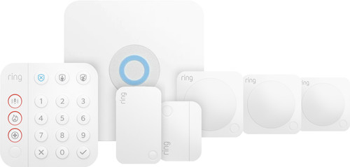 Ring Alarm System with 1 Magnetic Contact and 3 Motion Sensors Main Image