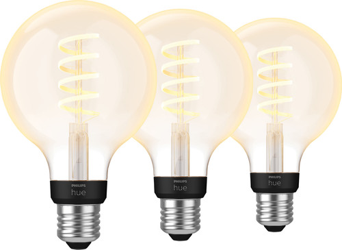 DE BESTE PHILIPS HUE FILAMENTLAMPEN WHITE AMBIANCE GLOBE E27 3-PACK
