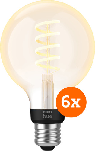 Philips Hue Filament White Ambiance Globe 6-pack Main Image