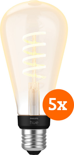 Philips Hue Filament White Ambiance Edison XL 5-pack Main Image