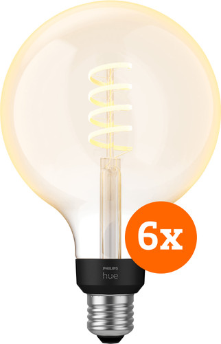 Philips Hue Filament White Ambiance Globe XL 6-pack Main Image