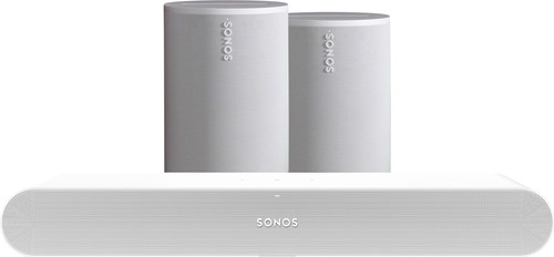 Sonos Ray Wit + 2x ERA 100 Wit Main Image