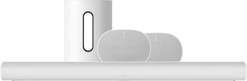 Sonos Arc White + Era 300 White + Sub Mini White Main Image