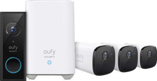 Eufycam 2 Pro 3-pack + Video Doorbell Battery Main Image