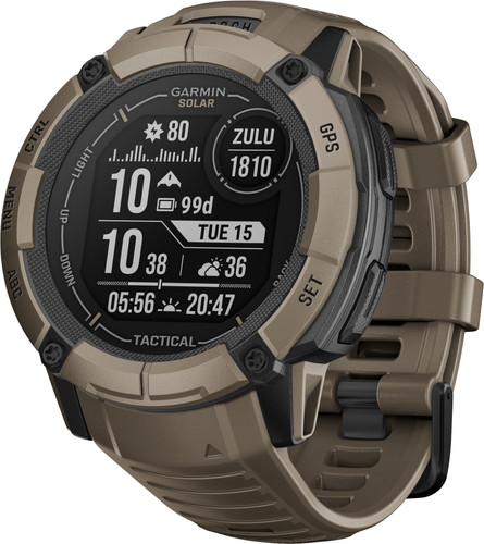 Garmin Instinct 2X Solar Tactical Edition Bruin Main Image