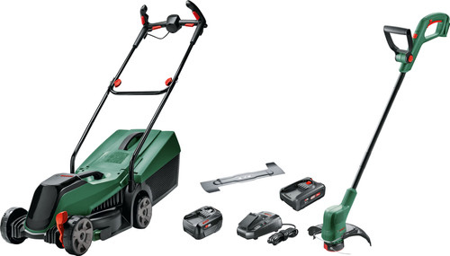 Bosch CityMower 18V-32 + Bosch Easygrasscut 18 incl. 4 Ah accu's (2x) Main Image