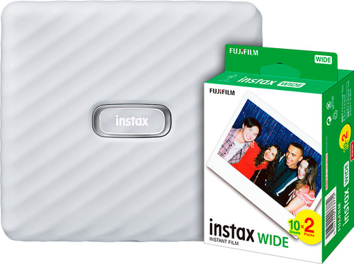 Fujifilm Instax Link WIDE Wit + Fujifilm Instax WIDE Film 10 x 2 pak Main Image