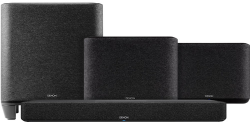 Denon Home Soundbar 550 + Denon Home 250 Duopack Zwart + Denon Home Subwoofer Main Image