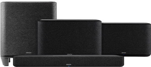 Denon Home Soundbar 550 + Denon Home 350 Duopack Zwart + Denon Home Subwoofer Main Image