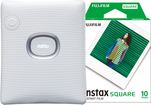 Fujifilm Instax Square Link White + Fujifilm Instax Film Square WW1 (10 stuks) Main Image