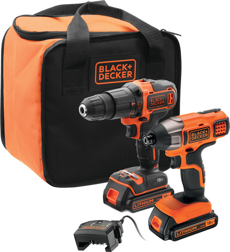 BLACK+DECKER BCK21S2S-QW Combi Set Main Image