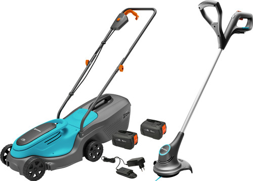 Gardena PowerMax 30/18V P4A Set + Gardena SmallCut 23/18V P4A Solo incl. 4.0Ah Battery (2x) Main Image