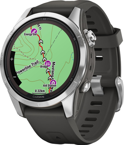 Garmin Fenix 7S Pro Solar Zilver 42mm Main Image