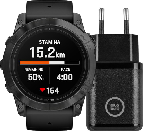 Garmin Epix Pro Zwart 51mm + Bluebuilt Oplader 30W Zwart Main Image