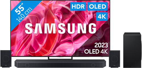 Samsung QD OLED 55S90C (2023) + Soundbar Main Image