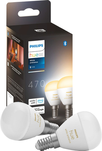 Philips Hue White Bluetooth Lamp Luster E14