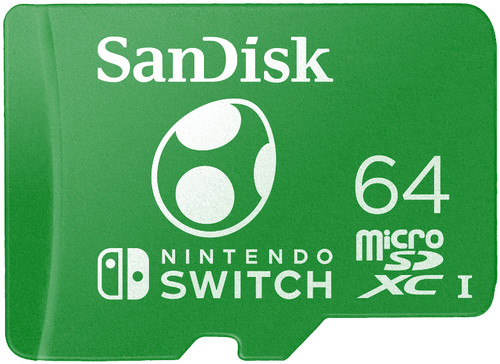 SanDisk MicroSDXC Extreme Gaming 64GB Yoshi (Nintendo licensed) Main Image