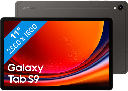 Samsung Galaxy Tab S9 + tomorrow - 11 WiFi - Black Before inches 5G Coolblue 23:59, 256GB delivered
