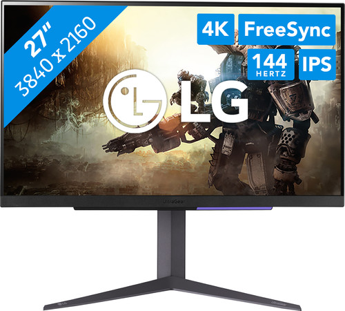 LG 27 LED - UltraGear 27GR93U-B - Monitor PC - LDLC