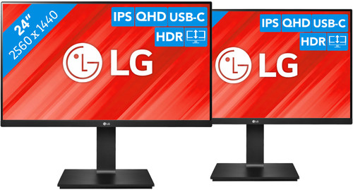 LG 24QP750 Duo Pack Main Image