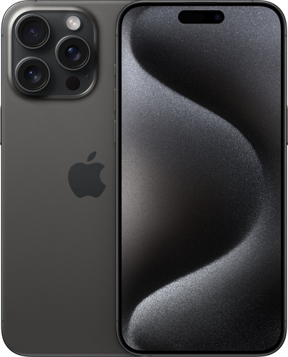 Refurbished iPhone 15 Pro Max 512GB Black Titanium (Zo goed als nieuw) Main Image