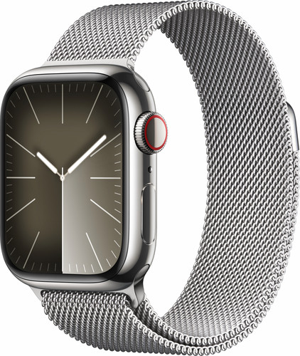 Milanese silver best sale apple watch band