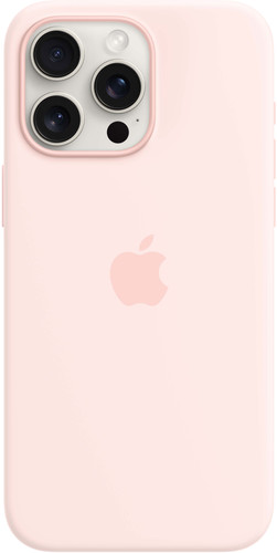 Apple iPhone 15 Pro Max Back Cover with MagSafe Light Pink - Coolblue ...