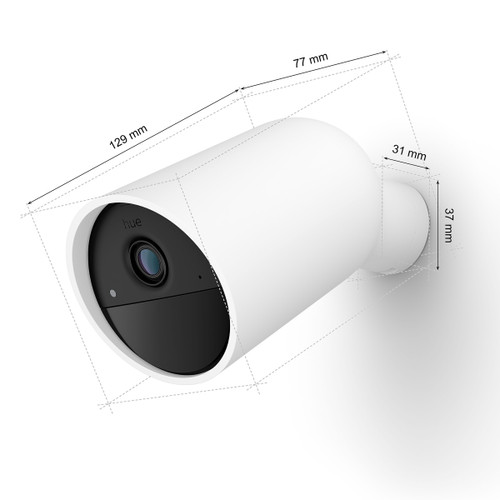 DE BESTE PHILIPS HUE SECURE BEVEILIGINGSCAMERA MET BATTERIJ WIT 2-PACK