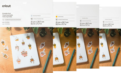 Cricut Printable Vinyl Multicolor A4 (44 Sheets) Main Image