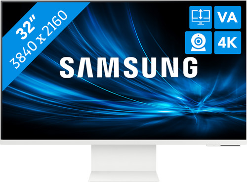 Samsung LS32BM801UUXEN Smart Monitor M8 White - Monitors - Coolblue