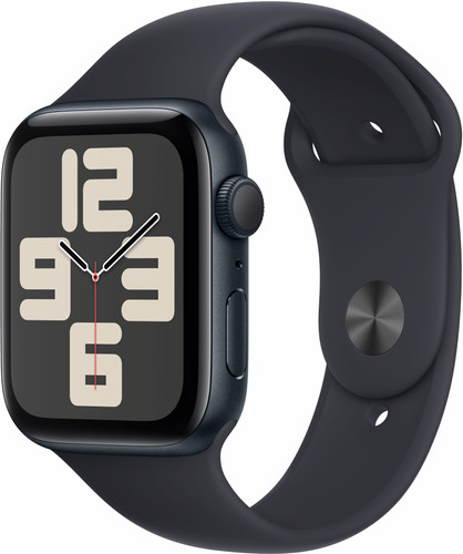 Apple Watch SE (2022) 44mm Midnight Aluminium Sportband S/M Main Image