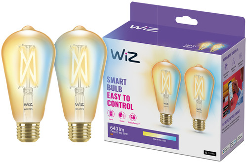 WiZ Edison Filament lamp 2-pack - Warm tot Koelwit Licht - E27 Main Image