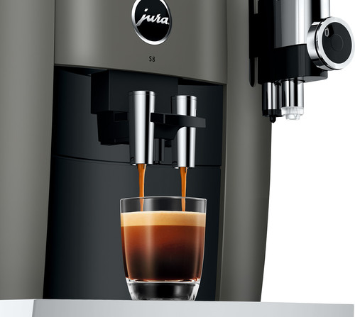 DE BESTE JURA S8 DARK INOX (EB) ESPRESSOMACHINE