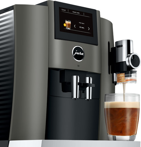 DE BESTE JURA S8 DARK INOX (EB) ESPRESSOMACHINE