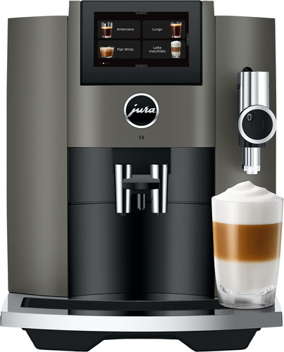 DE BESTE JURA S8 DARK INOX (EB) ESPRESSOMACHINE